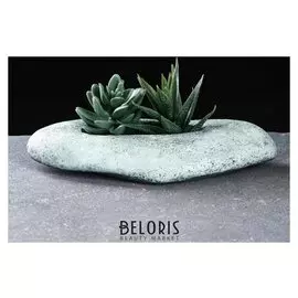 Кашпо керамическое "Камень" 21*9*5см