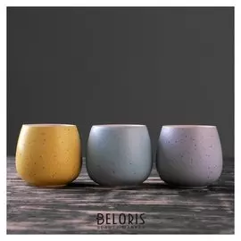 Кашпо керамическое "Круглое" 8*8*8 см.