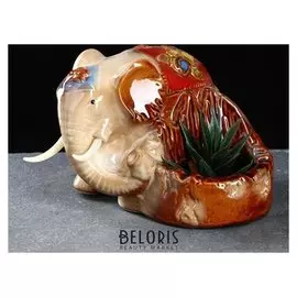 Кашпо керамическое "Слон" 18*17*22см