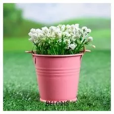 Кашпо "Ведерко", 6х6х6 см