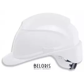 Каска защитная UVEX Эйрвинг, храповый механизм регулировки, текстильное оголовье, белая