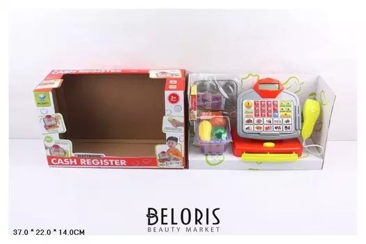 Кассовый аппарат со сканером, с аксессуарами и экраном