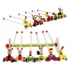 Каталка деревянная