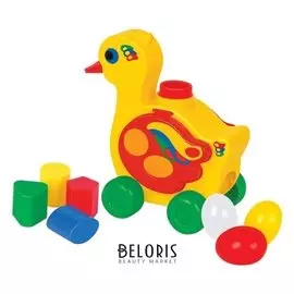 Каталка "Уточка несушка"