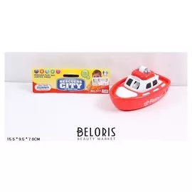 Катер спасателей инерционный со светом и звуком Patrol