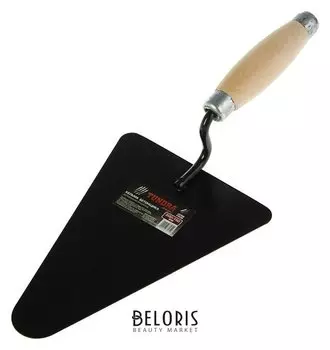 Кельма бетонщика Tundra, 200 х 150 мм, сталь, порошковая окраска, ручка дерево