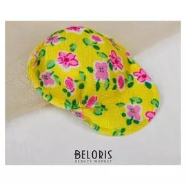 Кепка для кукол, набор 5 шт «Цветочки», цвет жёлтый