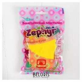 Кинетический пластилин "Zephyr" желтый 0,075 кг