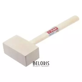 Киянка деревянная "Зубр" 2045-06, прямоугольная, 330 г