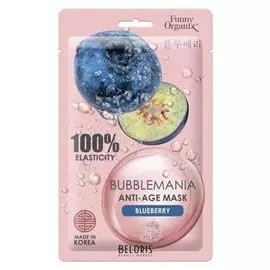 Кислородная антивозрастная маска Bubblemania Дикая черника