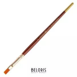 Кисть Becola № 1, синтетика, плоская, B=6 мм