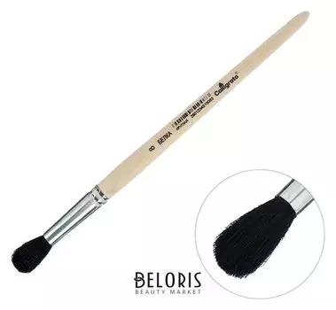 Кисть Белка круглая № 8 (диаметр обоймы 8 мм; длина волоса 26 мм) ручка дерево