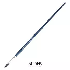 Кисть белка круглая, серия "Байкал" №11, D-6 мм, L-22 мм (Удлинённая ручка)