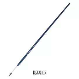 Кисть белка круглая, серия "Байкал" № 5, D-3 мм, L-14 мм (Удлинённая ручка)