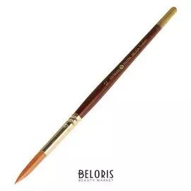 Кисть Decola № 12, синтетика, круглая, D=7 мм