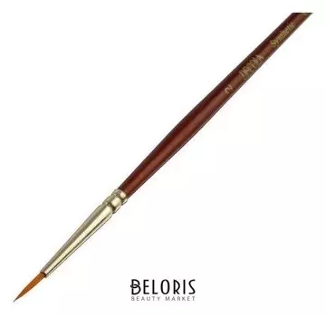 Кисть Decola № 2, синтетика, круглая, D=1.7 мм