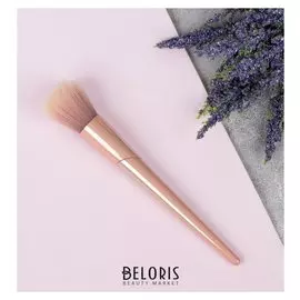 Кисть для макияжа Sensitive, 19,5 см, в чехле, цвет пудровый