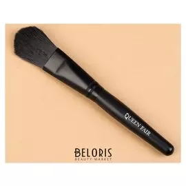 Кисть для макияжа в чехле, 14,5 см, цвет чёрный