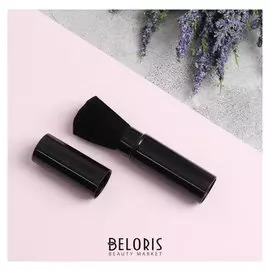 Кисть для макияжа, выдвижная, 12 см, цвет чёрный