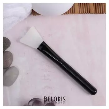 Кисть для масок силиконовая, 15 см, цвет чёрный