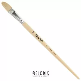 Кисть художественная Roubloff щетина, овальная, № 22, длинная ручка