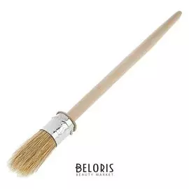 Кисть круглая Lom, натуральная щетина, деревянная ручка, 20 мм