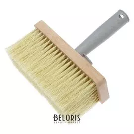 Кисть-макловица Lom, 170х70х16 мм, 112 пучка, натуральная щетина, пластиковая рукоятка, бук