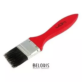 Кисть плоская Lom, смешанная щетина, деревянная ручка, 1.5", 38 мм