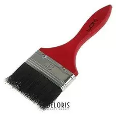 Кисть плоская Lom, смешанная щетина, деревянная ручка, 3", 75 мм