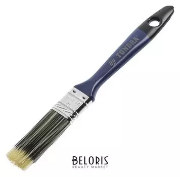 Кисть плоская Tundra, искусственная щетина, пластиковая ручка, 1", 25 мм