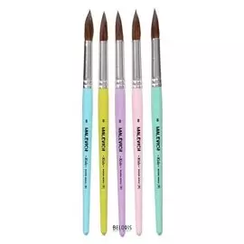 Кисть "" пони круглая № 8 Malevich Kids (D-8мм L-25мм) 733108