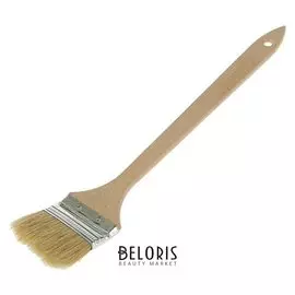 Кисть радиаторная, 63х7 мм, ручка дерево, натуральная щетина