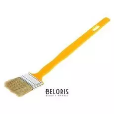 Кисть радиаторная "Акор" эксперт, 50х12 мм, ручка пластик, натуральная щетина