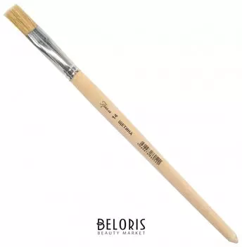 Кисть щетина, оформительская (1 штука), плоская, №14