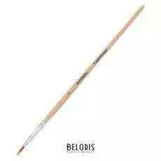 Кисть синтетика круглая ЗХК «Эконом» № 2, короткая ручка