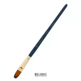 Кисть синтетика овальная ЗХК «Сонет» №10, 11 мм, 2-цветная, короткая ручка