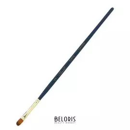 Кисть синтетика овальная ЗХК «Сонет» № 2, 5 мм, 2-цветная, короткая ручка