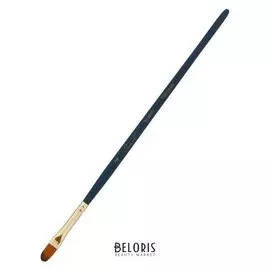 Кисть синтетика овальная ЗХК «Сонет» № 4, 6.5 мм, 2-цветная, короткая ручка