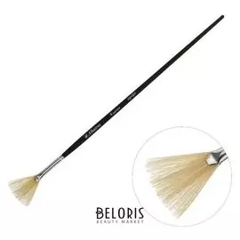 Кисть веерная щетина, серия "Профи" №4, L-25 мм (Удлинённая ручка)