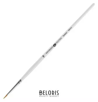 Кисть ЗХК «Невская палитра» № 00, синтетика, круглая, короткая ручка, D=1 мм