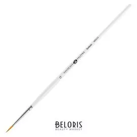 Кисть ЗХК «Невская палитра» № 0, синтетика, круглая, короткая ручка, D=1.2 мм