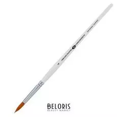 Кисть ЗХК «Невская палитра» № 4, синтетика, круглая, короткая ручка, D=4 мм