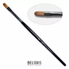 2G. Кисть для геля овальная 6-s, нейлон Gel Brush oval 6-s, nylon