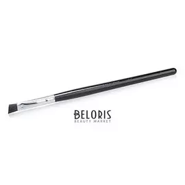 Черная жесткая кисть для окраски ресниц и бровей