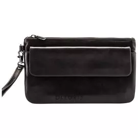Клатч мужской Fabula "Estet", натуральная кожа, на молнии, 250х150 мм, черный, S.267.mn