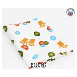 Клеенка 70*100 см., арт. 0055, без окантовки, рисунок "Мишки"