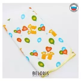 Клеенка 70*100 см., арт. 0058, с окантовкой, рисунок "Мишки"