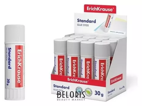 Клей-карандаш 30 г, Erichkrause Standard