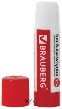 Клей-карандаш BRAUBERG, 25г