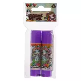 Клей-карандаш, с дизайном, 9 г, Poopsie, 2 штуки